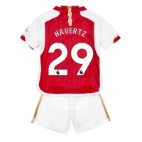 Arsenal Kai Havertz #29 Domáci Detský futbalový dres 2023-24 Krátky Rukáv (+ trenírky)